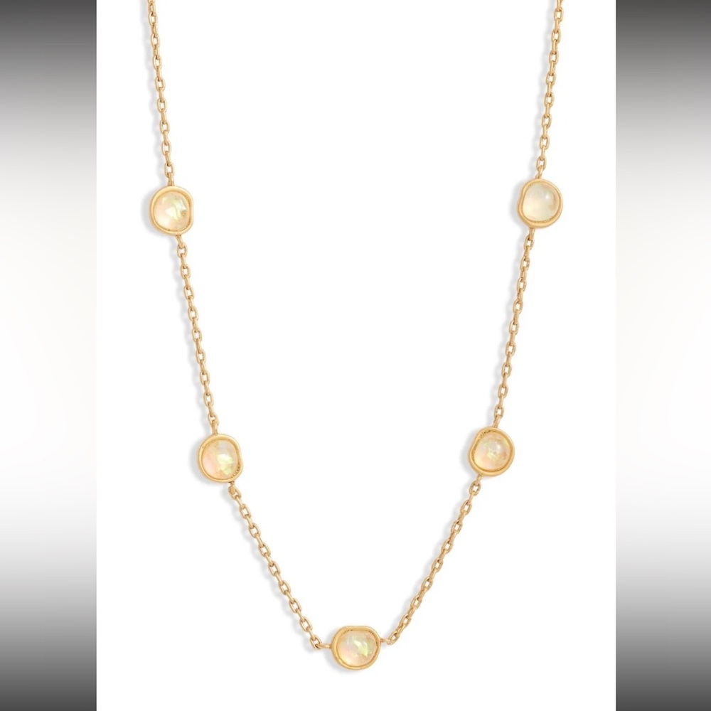 Madewell Iridescent Opal Necklace